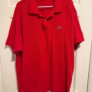 Lacoste Men's Vibrant Red Polo Shirt